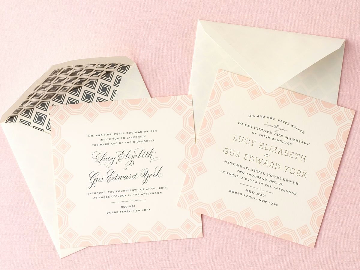 standard wedding invitation wording examples