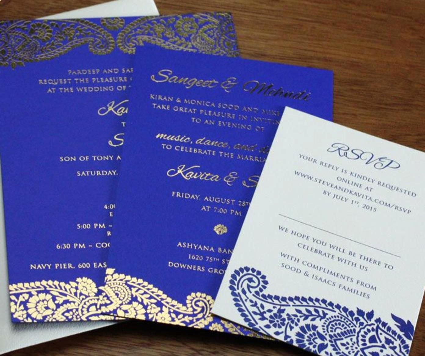Wedding Invite Templates Indian Wedding Invitation Blank
