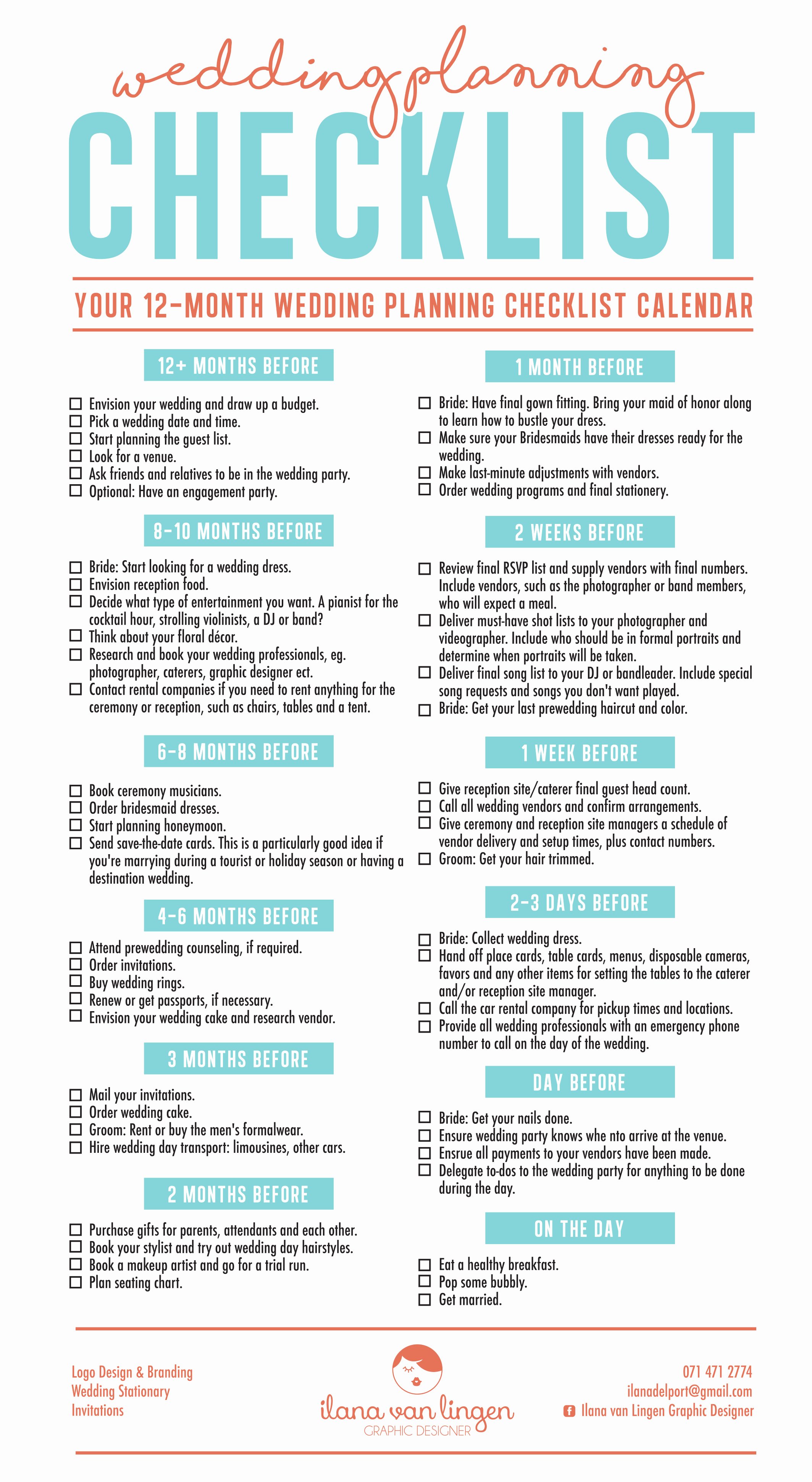 wedding planning checklist