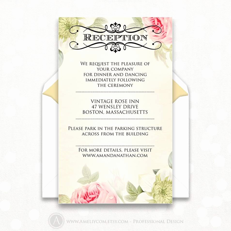 Wedding Reception Invitation Wording