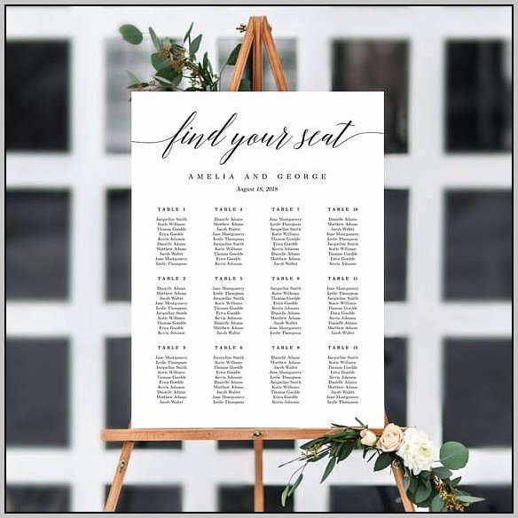 wedding seating plan template top table 6220