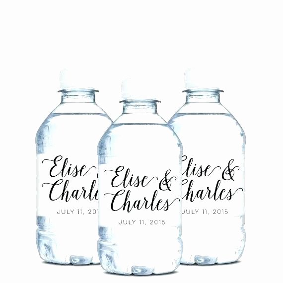 Wedding Water Bottle Labels Template Free Wedding Water