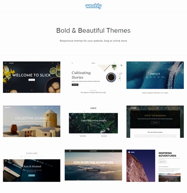 Weebly for Graphers Power Up with Premium Templates