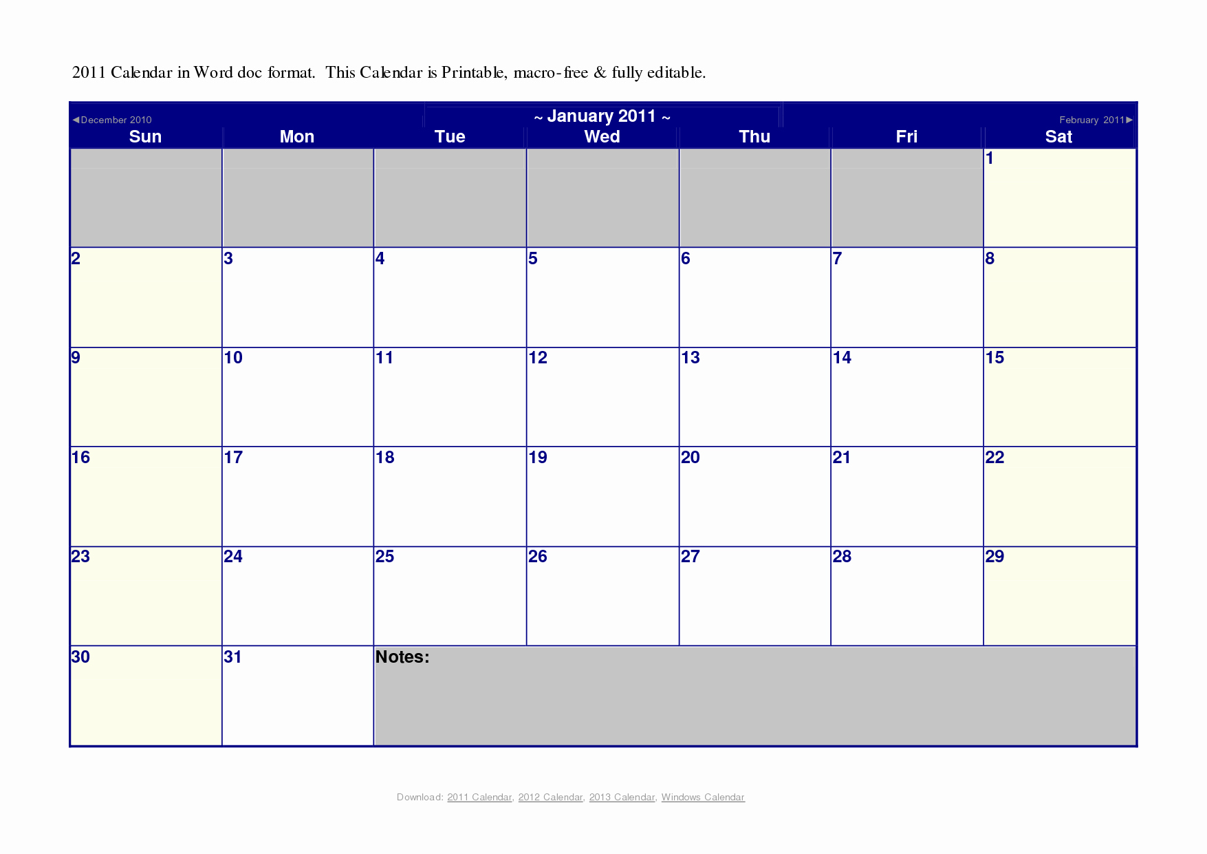 Weekly Calendar Template Word Pdf Monthly Calendar