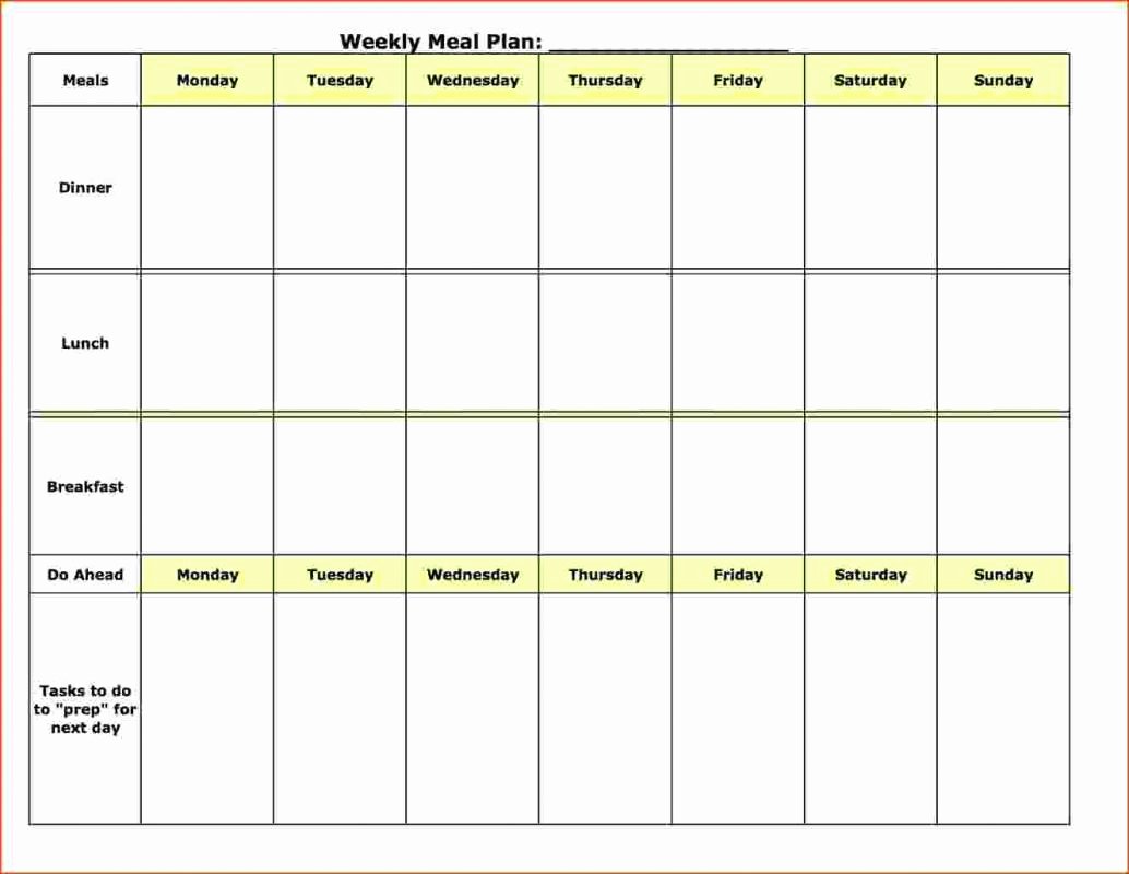 Weekly Lesson Plan Template Word