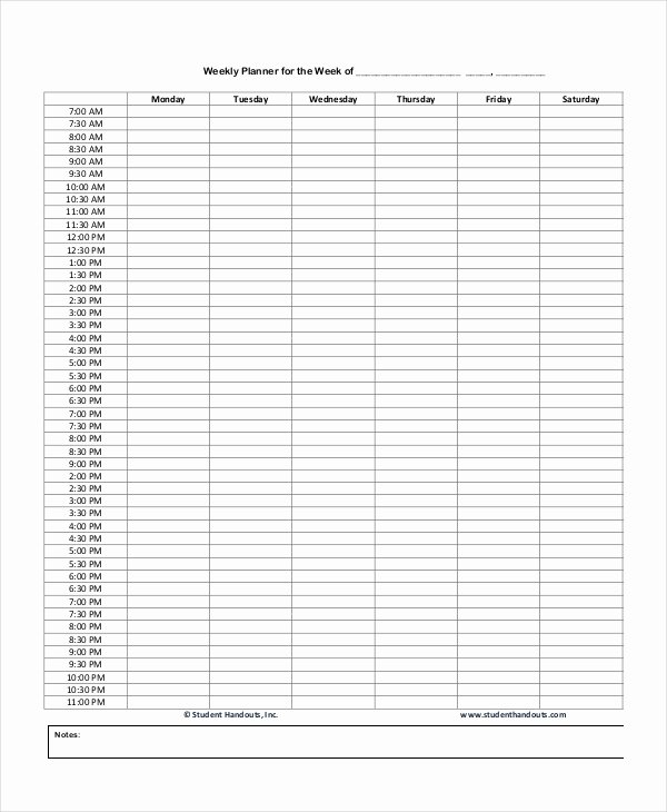 Weekly Planner Template 10 Free Pdf Word Documents