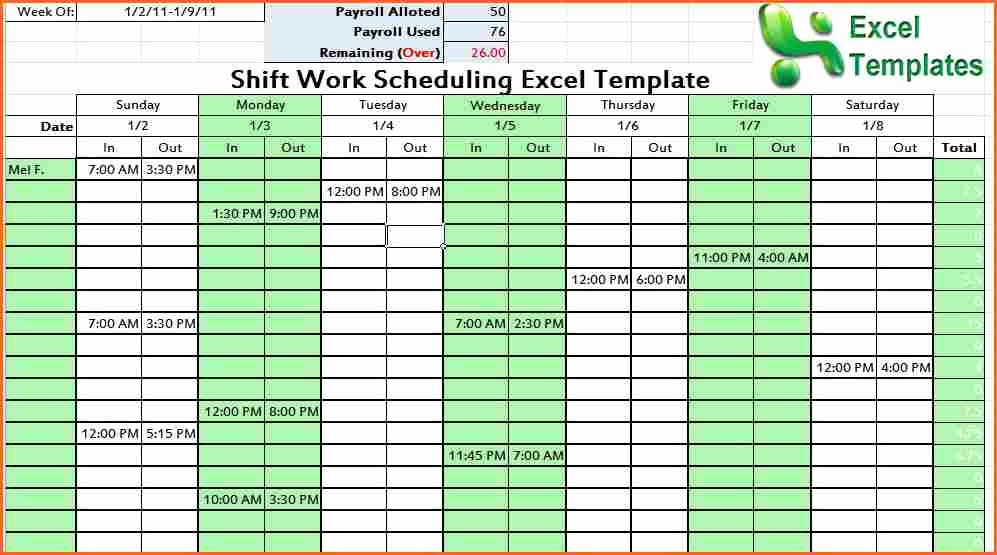 Weekly Work Plan Template Excel Bud Template Letter
