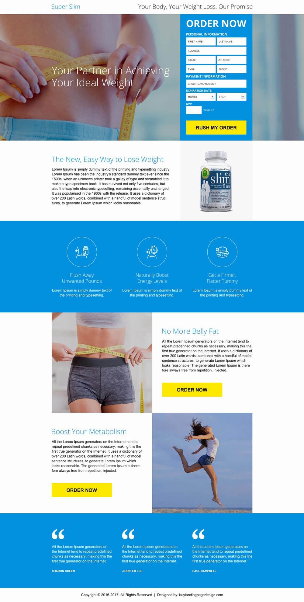 Weight Loss Product Selling Landing Page 47