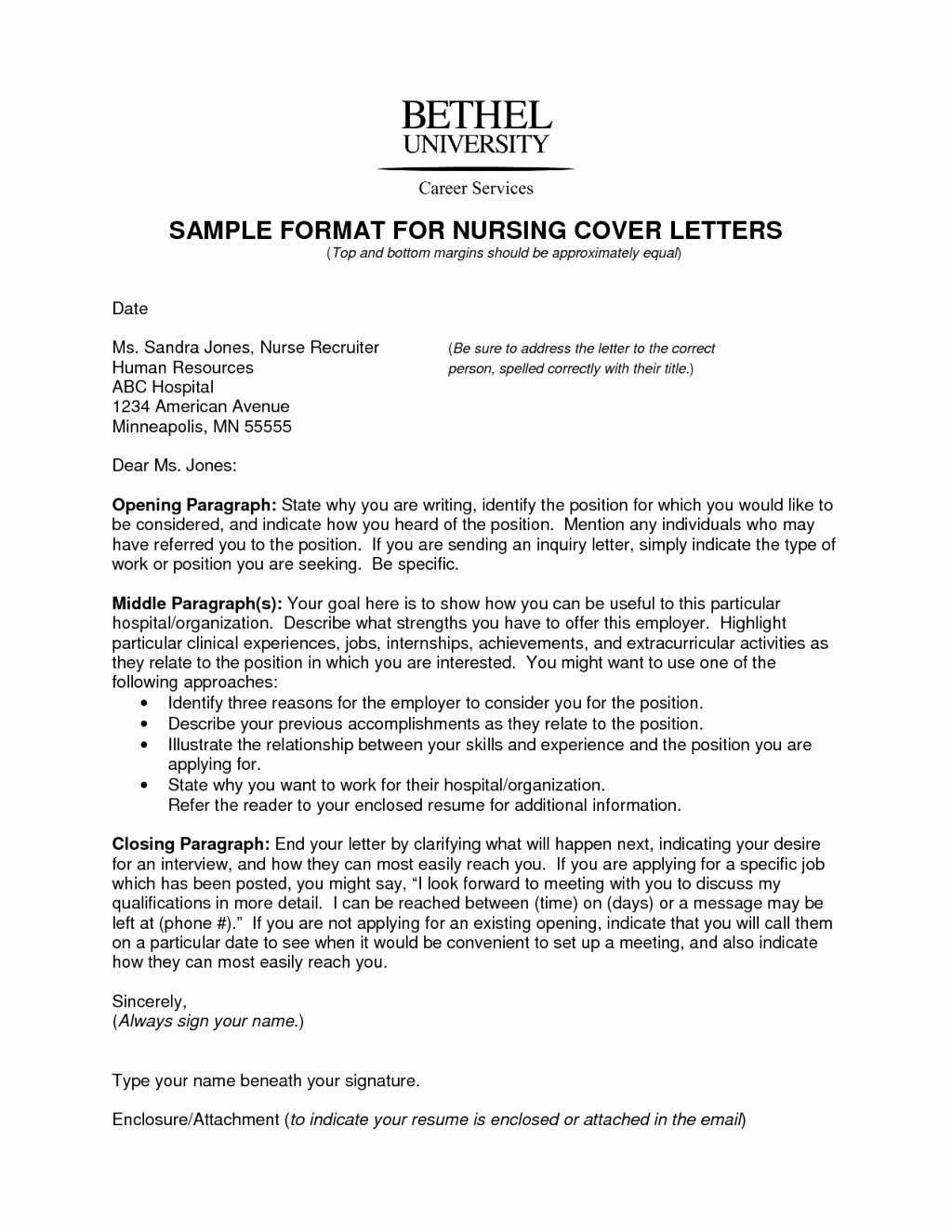 Well Cover Letter Nursing New Grad – Letter format Writing