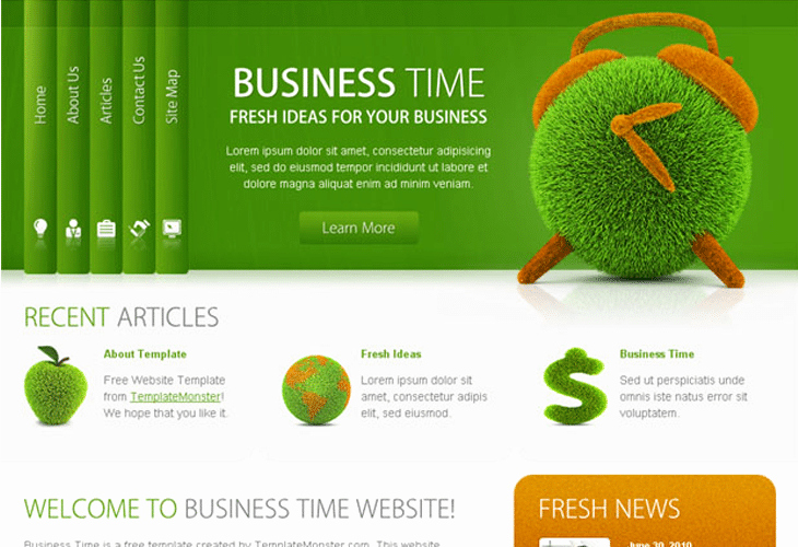 Well Designed Psd Website Templates for Free Download