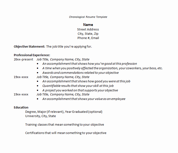 What A Resume is Supposed to Look Like Twnctry