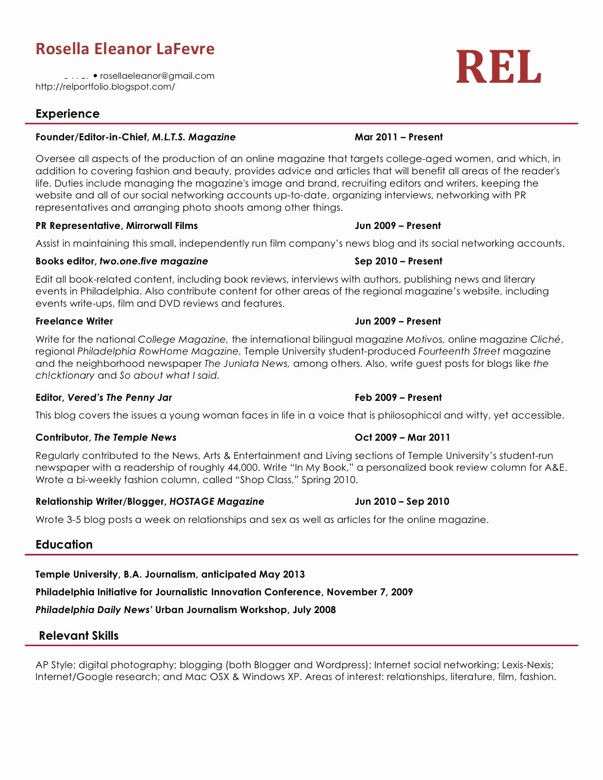 What A Resume Should Look Like In 2018