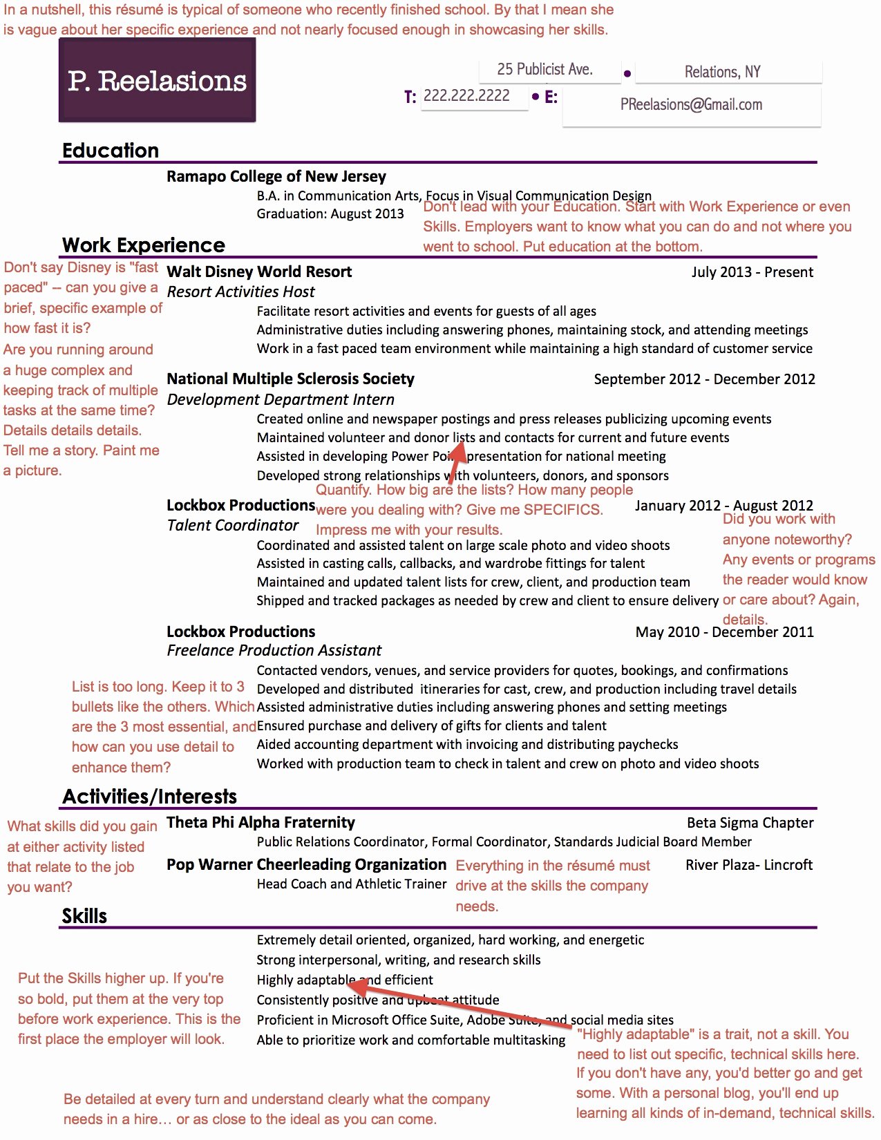 What Employers are Looking for Your Pr Résumé