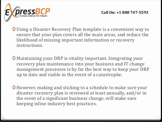 What Makes A Good Disaster Recovery Plan Template