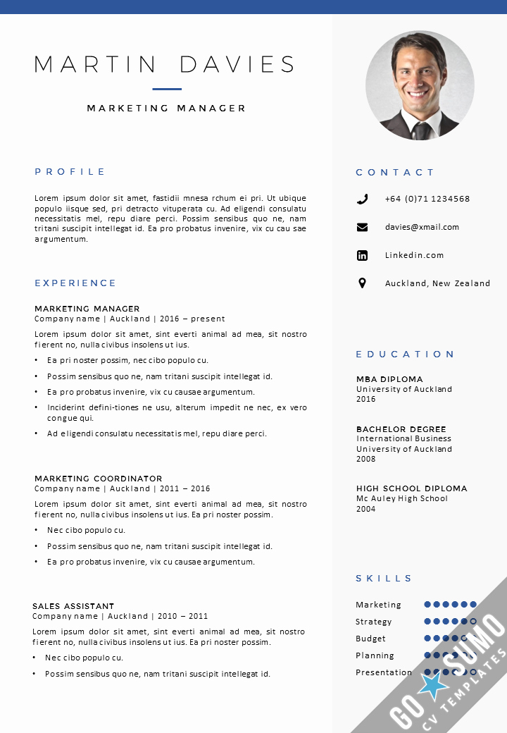 Where Can You Find A Cv Template