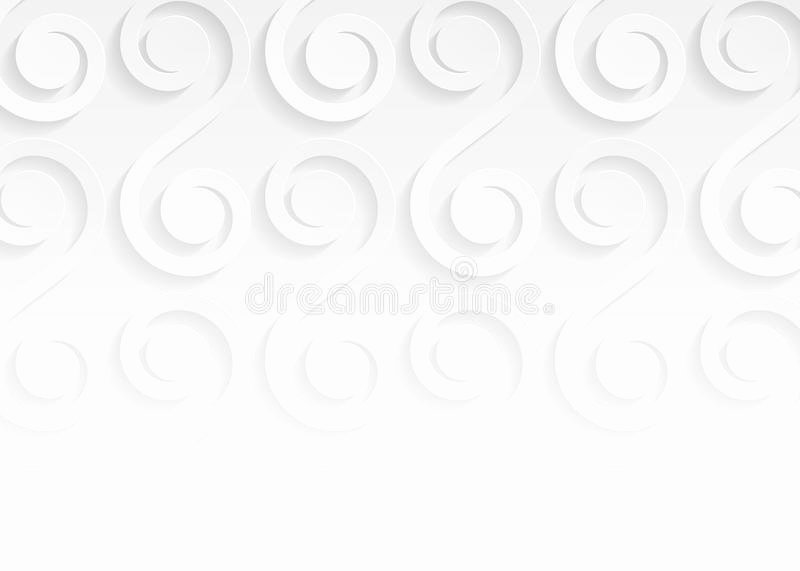 White Paper Geometric Pattern Abstract Background
