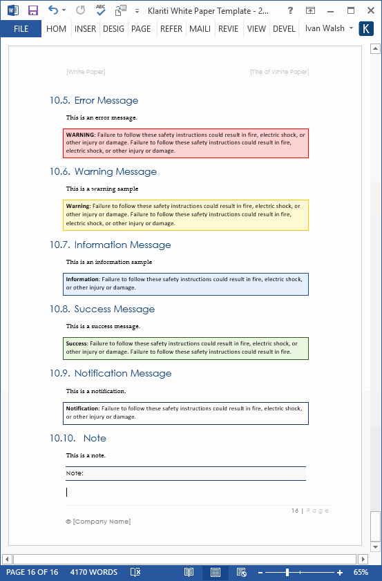 White Papers – Ms Word Templates &amp; Free Tutorials
