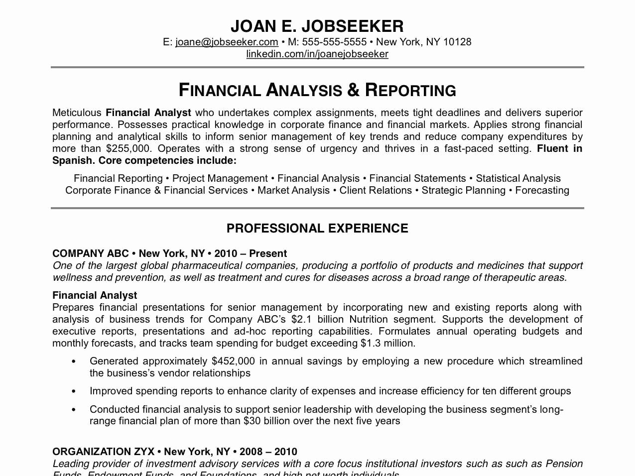 why this is an excellent resume 2013 11