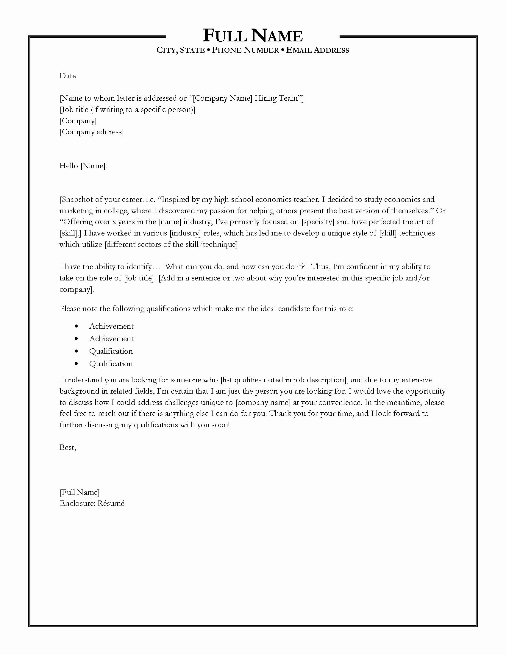 Writing the Perfect Cover Letter Write Styles