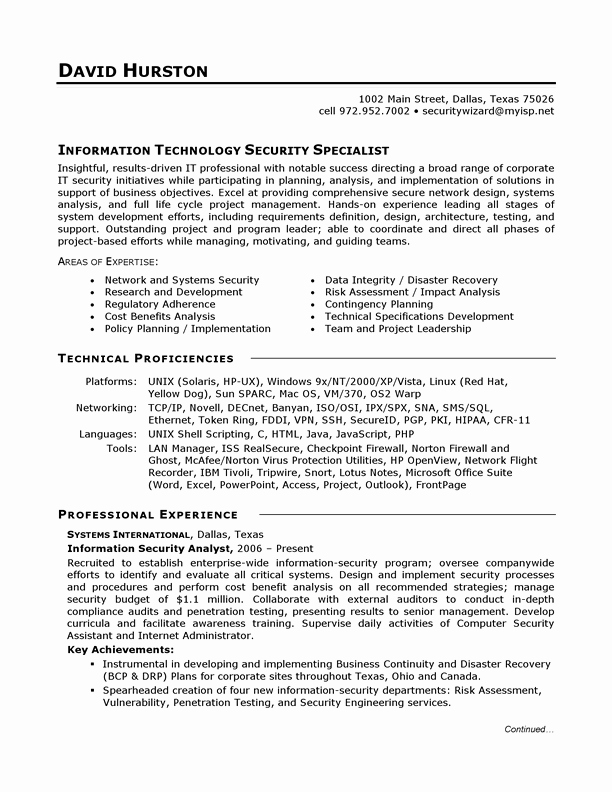 Writing Tips It Professional Resume 2016 2017