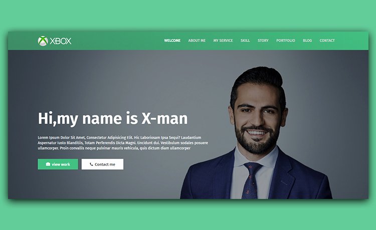 free personal website template portfolio resume