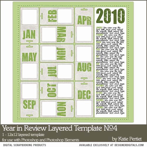 Year In Review Layered Template No 04 Katie Pertiet