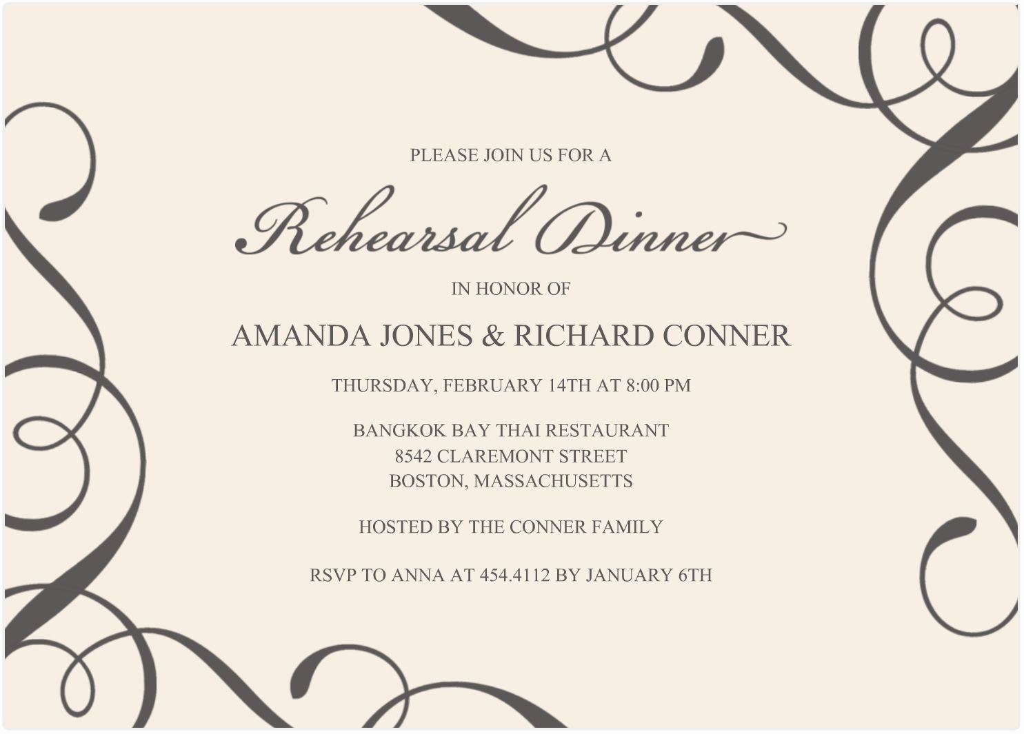 You are Cordially Invited Templates